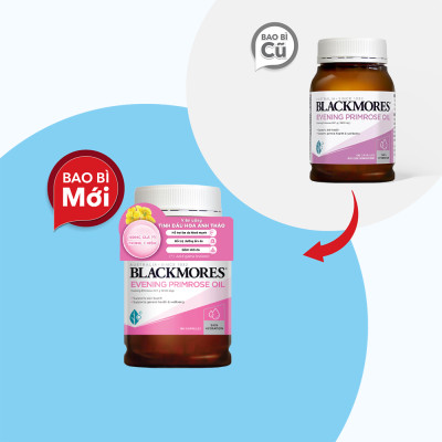 Tinh dầu hoa anh thảo Blackmores Evening Primrose Oil hỗ trợ nội tiết tố nữ (Chai 190 viên)