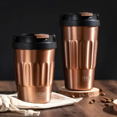 Cốc giữ nhiệt cao cấp cầm tay Tyeso TS-8804 dung tích 500ml - Hàng chính hãng