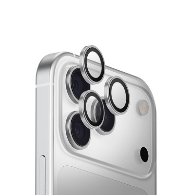 Kính Bảo Vệ Lens Camera Cho iPhone 17 Pro/ 17 Pro Max UNIQ OPTIX ALUGUARD Khung Hợp Kim Nhôm Kính Cường Lực 9H Hàng Chính Hãng