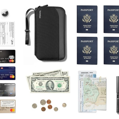 TÚI ĐỰNG PASSPORT DU LỊCH TOMTOC PASSPORT HOLDER – H0113D1 - Hàng Chính Hãng