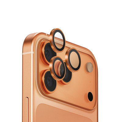 Kính Bảo Vệ Lens Camera Cho iPhone 17 Pro/ 17 Pro Max UNIQ OPTIX ALUGUARD Khung Hợp Kim Nhôm Kính Cường Lực 9H Hàng Chính Hãng