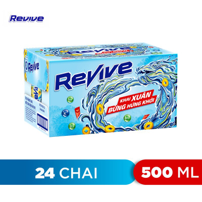Thùng 24 Chai Nước Giải Khát Revive 500ml