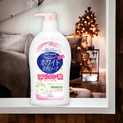 Sữa Tắm Dưỡng Trắng Mịn Da Kosé Softymo Hyaluronic Acid Body Soap (600 mL)