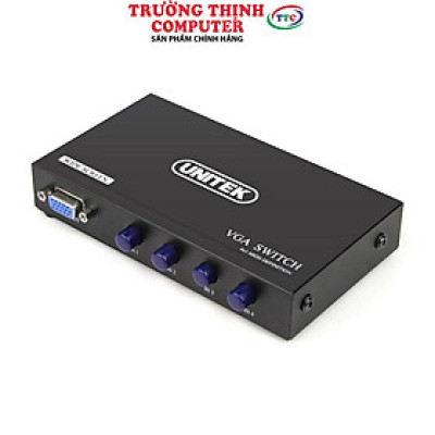 Bộ chia VGA 4 vào 1 ra Unitek U-8705 - HÀNG CHÍNH HÃNG