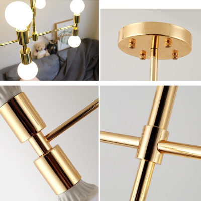 Đèn thả chùm MATER phong cách châu Âu hiện đại, sang trọng - kèm bóng LED chuyên dụng.