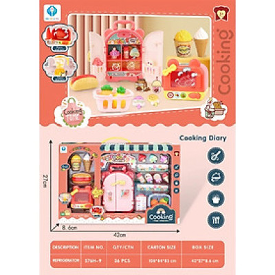 576H-5 Bộ mô hình đồ chơi nhà bếp (KT 42x27x8.6cm)