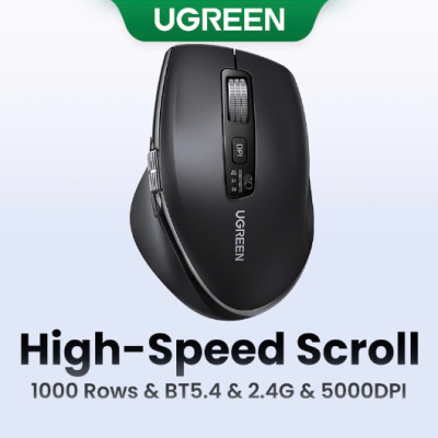 Chuột không dây bluetooth Ugreen 55375 5000DPI 5 cấp độ - Hàng chính hãng