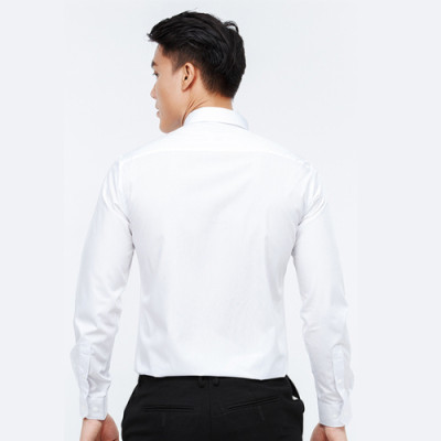 Áo sơ mi trắng Nano dài tay Novelty Regular fit 02