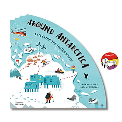 Sách - Around Antarctica: Exploring the Frozen South by Tania Medvedeva | Children English Book