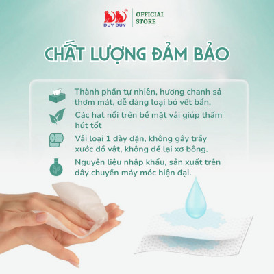 Combo 10 gói Khăn lau bếp Angela vải bi 30 tờ (24x31cm) hương chanh diệt khuẩn và khử mùi tối đa