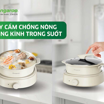 Nồi lẩu đa năng Kangaroo KGEH50N2B - Hàng chính hãng