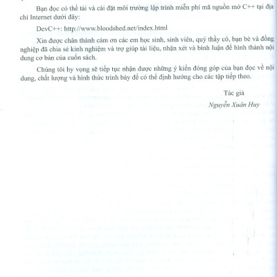 Chuyên tin 10 - Các chuyên đề chọn lọc với ngôn ngữ C++, lý thuyết, bài tập và lời giải