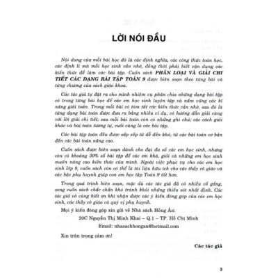 Sách - Phân loại và giải chi tiết các dạng bài tập Toán 9 (Kết nối tri thức với cuộc sống)-HAGG