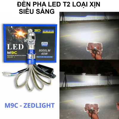 Đèn Bi LED T2 Siêu Sáng Cho Xe Máy Ô Tô – Chiếu Xa Rõ Nét, Tiết Kiệm Điện, Dễ Lắp Đặt