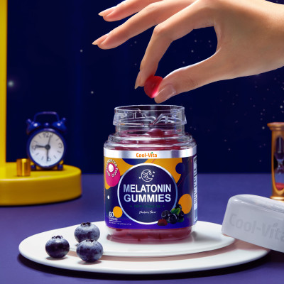 Combo Kẹo Dẻo Melatonin & Kẹo Dẻo Củ Dền Thuần Chay Coolvita - Cải Thiện Giấc Ngủ -Giảm Căng Thẳng - Hỗ Trợ Bổ Sung Sắt, Lưu Thông Máu & Hỗ Trợ Bổ Sung Năng Lượng 2 Hộp (60 viên x 3g)/hộp