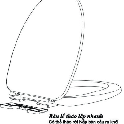 NẮP BÀN CẦU RƠI ÊM HA-33