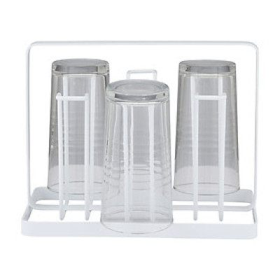 Giá Đỡ Ly Kim Loại DONTE Màu Trắng W23.3xD18.9xH18.5 Cm|Index Living Mall|Nội Thất Thái Lan