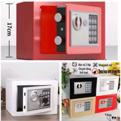 1 CÁI KÉT SẮT ĐIỆN TỬ MINI CÓ KHE BỎ TIỀN AN TOÀN 