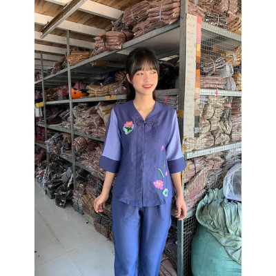 ĐỒ LAM ĐI CHÙA PHÁP PHỤC PHẬT GIÁO # TAY PHỐI TƠ
