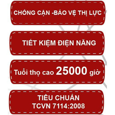 Đèn Bàn Học Chống Cận Rạng Đông RL 20 LED 6W, Phím Cảm Ứng, Đổi 4 Màu và 3 Mức Độ Sáng - Hàng chính hãng