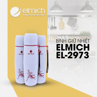 Bình giữ nhiệt Elmich inox 304 500ml EL2973 - Hàng Chính Hãng Elmich