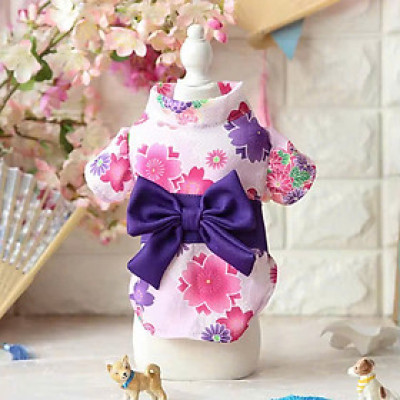 VÁY HOA KIỂU NHẬT BẢN SANG TRỌNG TỪ TỪ 0.5-8KG DÀNH CHO CHÓ MÈO