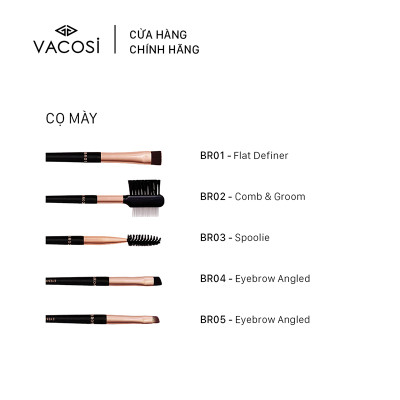 Cọ Phủ Đầu Tròn Tán Xòe VACOSI - M06 LARGE ROUND POWDER