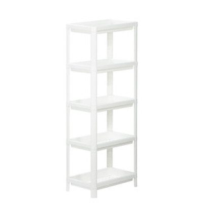 Kệ nhà tắm 5 tầng đa năng cao cấp INOCHI xuất nhật kích thước 37*23*130cm nhựa nguyên sinh cao cấp màu trắng hiện đại