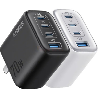 Cốc sạc Anker Zolo Fast Charging 1USB 3Type-C 70W A121C - Hàng chính hãng