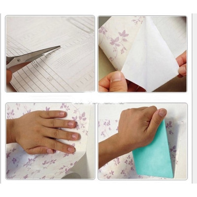 (HCM) Tranh dán tường 3d rừng lá nhiệt đới tropical có sẵn keo( có in theo kích thước yêu cầu)