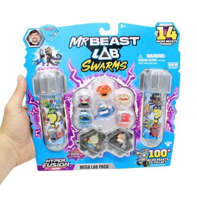 Đồ Chơi Phòng Thí Nghiệm Series 3 - 14 Sinh Vật - MrBeast Lab 24785 (Mẫu Sản Phẩm Giao Ngẫu Nhiên)