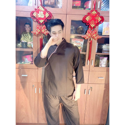 ĐỒ LAM ĐI CHÙA Mẫu Chéo Nhật Nam SS1