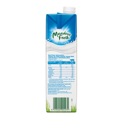 Thùng 12 hộp Sữa tươi tiệt trùng ít béo Meadow Fresh 1L