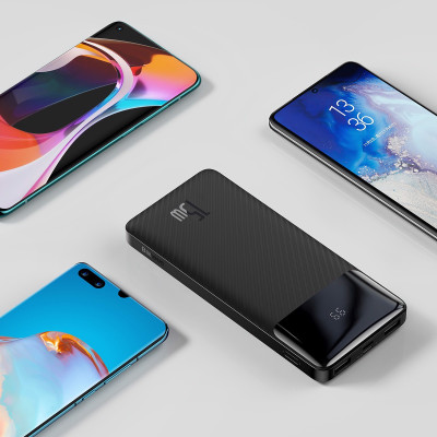 Pin sạc dự phòng 15W Baseus Bipow Digital pin 20000mAh màn hình LCD 3 Output - Hàng chính hãng