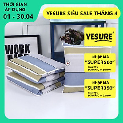 Gối Tựa Lưng , Gối Ngủ Văn Phòng Có Thể Mở Ra Thành Chăn Đắp Rất Tiện Lợi YESURE ( Mở Ra Làm Chăn , Gấp Gọn Thành Gối Tựa Trong 1 Sản Phẩm) - Hàng chính hãng