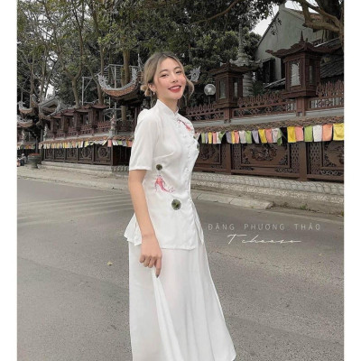 ĐỒ LAM ĐI CHÙA Tàu Phi Lụa