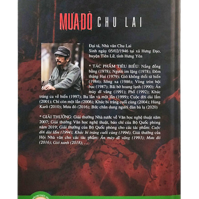 Sách Mưa Đỏ (Chu Lai) Ấn Bản Đặc Biệt Bìa Cứng - Kèm Hộp