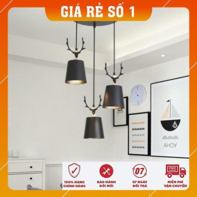 Đèn Thả Trần -  Đèn Thả Bàn Ăn Cao Cấp kèm bóng LED chuyên dụng và đế ốp trần