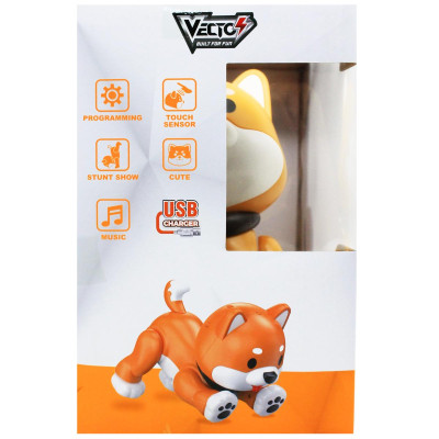 Đồ Chơi Robot Chú Chó Shiba Năng Động Có Điều Khiển - Vecto VTK47/GY - Màu Xám