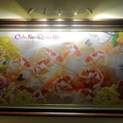 Đèn soi tranh FISTE kiểu dáng hiện đại trang trí nội thất sang trọng.