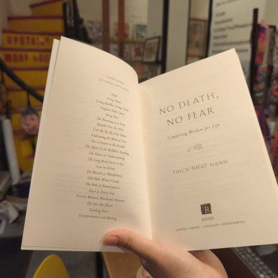 Sách - No Death, No Fear: Comforting Wisdom For Life by Thich Nhat Hanh
