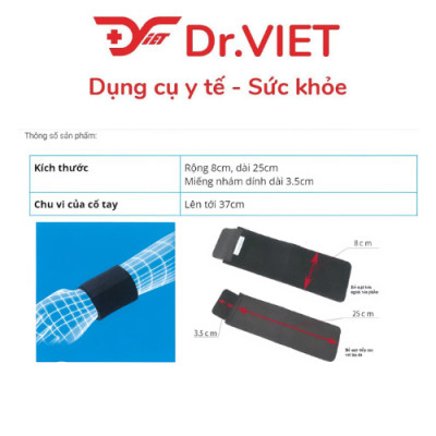 Đai nẹp cổ tay bonbone Wrist Support Free - Hỗ trợ cố định cổ tay, giảm rung lắc và hạn chế bong gân