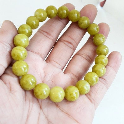 Vòng đá ngọc xanh lá 8 ly