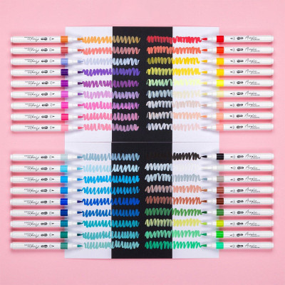 Hộp 36 Bút Lông Màu Acrylic Markers 1 Đầu - Colokit ACM-C005