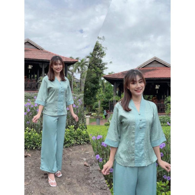 ĐỒ LAM ĐI CHÙA Bà Lai Lụa