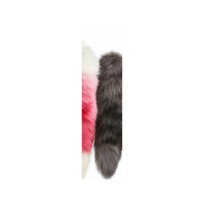 Combo Phụ kiện thời trang Đuôi cosplay cáo Xù Đẹp nhân tạo Cosplay + nơ cổ + kẹp tóc (Halloween / Lễ hội / Trang phục hóa trang)