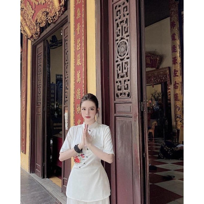 ĐỒ LAM ĐI CHÙA Tàu Phi Lụa