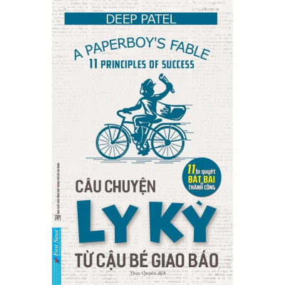Sách - Combo Câu Chuyện Ly Kỳ Từ Cậu Bé Giao Báo + Dám Nghĩ Lớn (Bìa Mềm) - First News