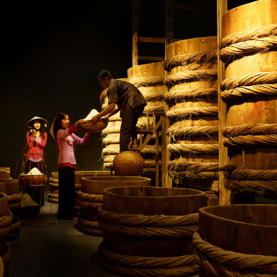 Đặc Sản Phan Thiết - [Thùng 6 Chai] Nước Mắm Nhỉ Làng Chài Xưa Nhãn Xanh Xuất Khẩu, Nhãn Đỏ Đậm Đà, Nhãn Vàng Sánh Đặc 500Ml/Chai Thủy Tinh