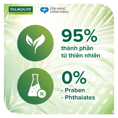 Bộ 2 Sữa tắm Palmolive mịn màng quyến rũ 95% chiết xuất từ phong lan 1 Lít/ chai
